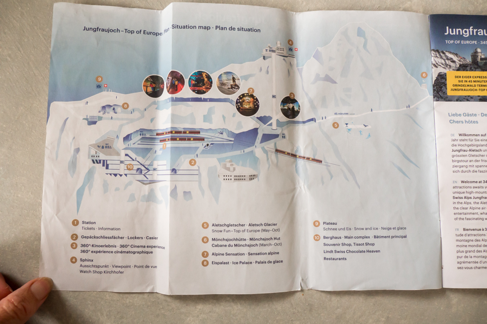 Karta Jungfraujocha
