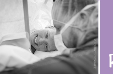 Tension before, relief after | Photographer at a planned c-section