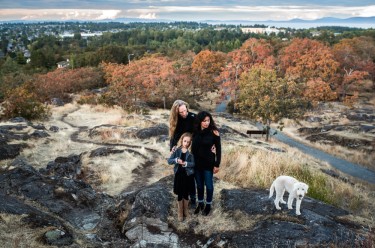 Familie photo session on Vancouver Island